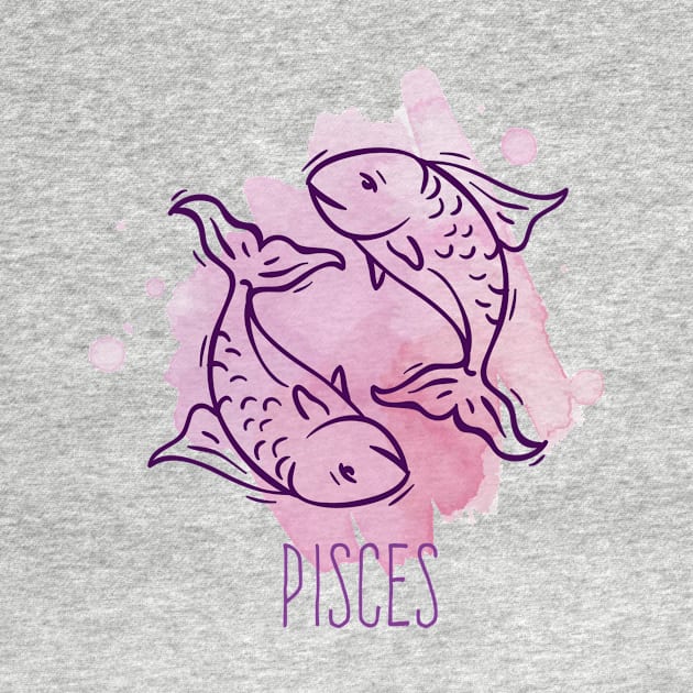 Pisces Zodiac by Dieowl